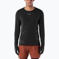 Лонгслів для бігу чоловічий Salomon Sense Aero GFX Tee LS deep black/black beauty