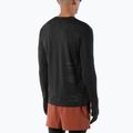 Лонгслів для бігу чоловічий Salomon Sense Aero GFX Tee LS deep black/black beauty 2