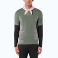 Футболка для бігу чоловіча Salomon Sense Aero GFX Tee SS castor gray/pink frosting