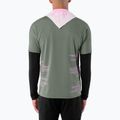 Футболка для бігу чоловіча Salomon Sense Aero GFX Tee SS castor gray/pink frosting 2
