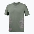 Футболка для бігу чоловіча Salomon Sense Aero GFX Tee SS castor gray/pink frosting 4