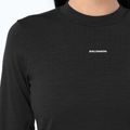 Лонгслів для бігу жіночий Salomon Sense Merino Tee LS deep black 3