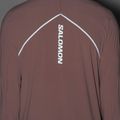Кофта для бігу чоловіча Salomon Sense Aero Hybrid Half Zip Hooded antler 7