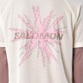 Футболка для бігу чоловіча Salomon Shakeout Core GFX SS Tee whisper white/pink frosting 4