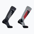 Шкарпетки лижні Salomon S/Access 2-Pack anthracite/light grey