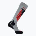 Шкарпетки лижні Salomon S/Access light grey/black/fiery red