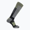Шкарпетки лижні Salomon S/Blaze black/oil green