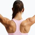 Тренувальний бюстгальтер Nike Swoosh Medium Support pink foam/stone mauve/white 4
