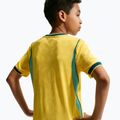 Футболка футбольна дитяча Nike Brazil 2026/27 Match Home canary/light mint/geode teal 10