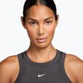 Футболка жіноча Nike One Fitted Dri-Fit Cropped Tank thunder grey/white 3