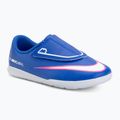 Кросівки футбольні дитячі Nike Jr. Mercurial Vapor 16 Club IC racer blue/white