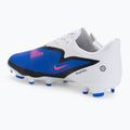 Кросівки футбольні чоловічі Nike Phantom 6 Low Academy EasyOn FG/MG racer blue/white/pink blast 3