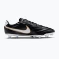 Кросівки футбольні чоловічі Nike Tiempo Ligera Pro FG black/white 8