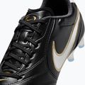 Кросівки футбольні чоловічі Nike Tiempo Ligera Pro FG black/white 15