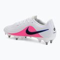 Кросівки футбольні чоловічі Nike Tiempo Maestro Acad SG-Pro AC white/racer blue/pink blast/black 3