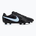Кросівки футбольні чоловічі Nike Tiempo Ligera Pro FG black/ice blue/obsidian 2