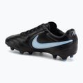 Кросівки футбольні чоловічі Nike Tiempo Ligera Pro FG black/ice blue/obsidian 3