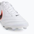Кросівки футбольні чоловічі Nike Tiempo Ligera Pro FG white/bright crimson/black 7