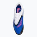 Кросівки футбольні чоловічі Nike Phantom 6 Low Academy IC racer blue/white/pink blast 5