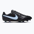 Кросівки футбольні чоловічі Nike Tiempo Ligera Pro FG black/ice blue/obsidian 8