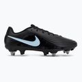 Кросівки футбольні чоловічі Nike Tiempo Maestro Acad SG-Pro AC black/ice blue 2