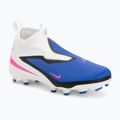 Кросівки футбольні дитячі Nike Jr. Phantom 6 High Academy FG/MG racer blue/white/pink blast