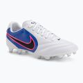 Кросівки футбольні чоловічі Nike Tiempo Ligera Pro FG white/racer blue/pink blast/black