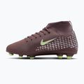 Кросівки футбольні дитячі Nike Mercurial Superfly 10 Club "Kylian Mbappé" Jr FG/MG plum eclipse/metallic silver 2