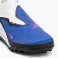 Кросівки футбольні дитячі Nike Phantom 6 High Academy TF racer blue/white/pink blast 7