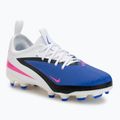Кросівки футбольні дитячі Nike Phantom 6 Low Academy FG/MG Jr racer blue/white/pink blast