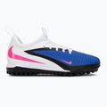 Кросівки футбольні дитячі Nike Jr. Phantom 6 Low Academy TF racer blue/white/pink blast 2