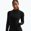 Лонгслів для тренувань жіночий Nike Zenvy Dri-Fit Full Zip black/cool grey