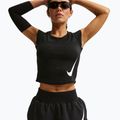 Шорти для бігу жіночі Nike Tempo Swoosh Dri-Fit Mid-Rise Brief-Lined black/white 5