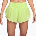 Жіночі шорти для бігу Nike Tempo Swoosh Dri-Fit Mid-Rise Brief-Lined light lemon twist/white