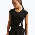 Футболка для бігу жіноча Nike Swoosh Run Dri-Fit black/white/white 2