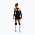 Шорти для тренувань жіночі Nike Pro Mid Rise Biker 3" black/white/metallic silver 3