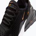 Кросівки дитячі Nike Air Max 270 black/laser orange/metallic copper 8