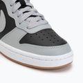 Кросівки дитячі Nike Court Borough Mid 2 black/white/gum med brown/light smoke grey 7