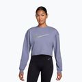 Жіноча тренувальна кофта Nike Pro Dri-Fit Crew Neck iron purple/metallic silver/white