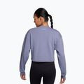 Жіноча тренувальна кофта Nike Pro Dri-Fit Crew Neck iron purple/metallic silver/white 2