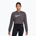 Жіноча тренувальна кофта Nike Pro Dri-Fit Crew Neck thunder grey/metallic silver/white