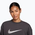 Bluza treningowa damska Nike Pro Dri-Fit Crew Neck thunder grey/metallic silver/white 3