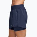 Шорти жіночі Nike One Dri-Fit High-Waisted 3" 2In1 midnight navy/white 3