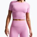 Шорти жіночі Nike Zenvy High Waisted Biker 5" light magenta/white 5