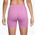 Шорти жіночі Nike One High-Waisted Biker 5" loght magenta/white 2