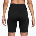 Жіночі шорти Nike One High-Waisted Biker 8" black/white 2