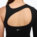 Футболка для тренувань жіноча Nike Zenvy Dri-Fit One Sleeve Top black/white/cool grey 3