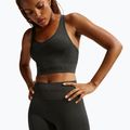 Spodenki damskie Nike Pro Seamless High-Waisted Biker 5" dark smoke grey 4