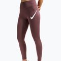 Легінси для бігу жіночі Nike Tempo Swoosh Run High-Waisted 7/8 tattoo/white