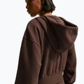 Кофта жіноча Nike Phoenix Full-Zip Hoodie light chocolate 5